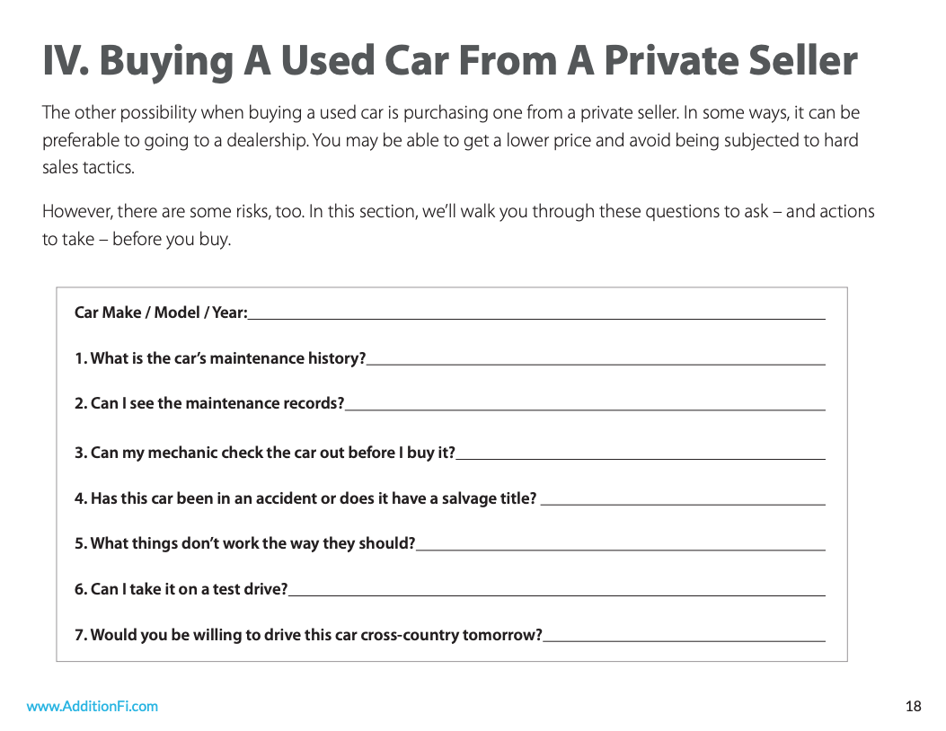 Buying used car step simple guide drivetime blog
